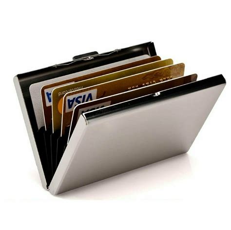 rfid stainless steel wallet credit card holder|rfid wallets that actually work.